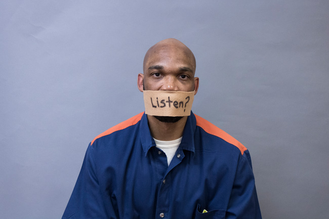 Photograph from the Humanize the Numbers project, photographed in Michigan prisons