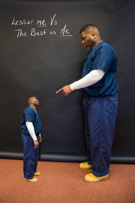 Photograph from the Humanize the Numbers project, photographed in Michigan prisons