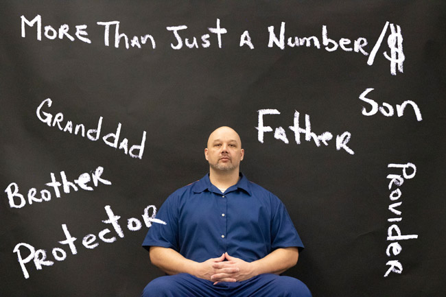 Photograph from the Humanize the Numbers project, photographed in Michigan prisons