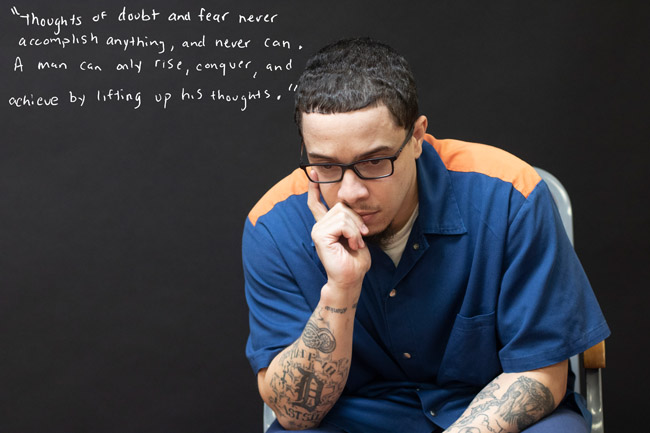 Photograph from the Humanize the Numbers project, photographed in Michigan prisons