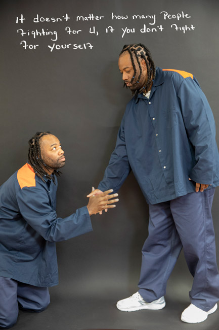 Photograph from the Humanize the Numbers project, photographed in Michigan prisons