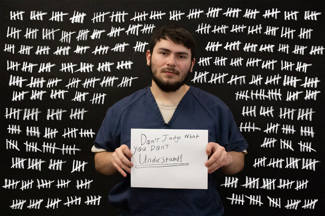 Photograph from the Humanize the Numbers project, photographed in Michigan prisons