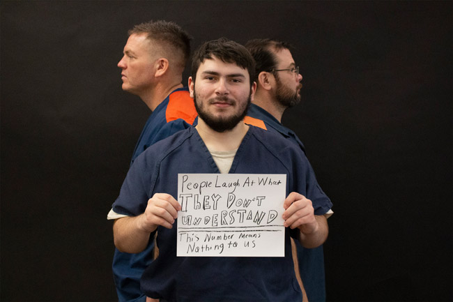 Photograph from the Humanize the Numbers project, photographed in Michigan prisons